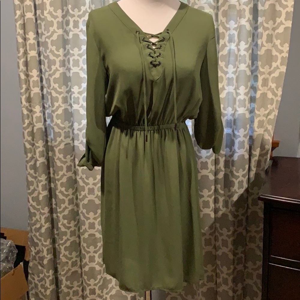 Flowy Green Dress